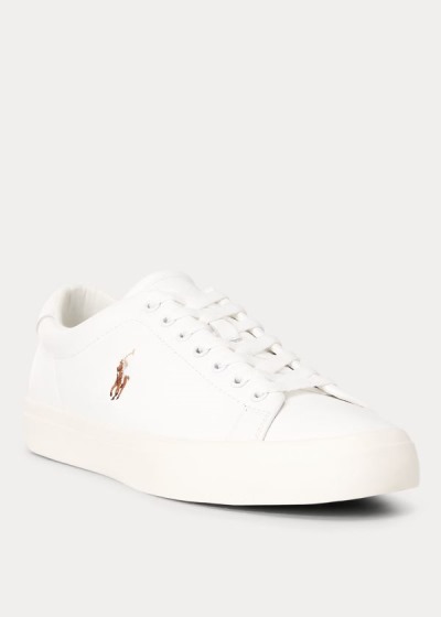 Zapatillas Polo Ralph Lauren Hombre Blancos - Longwood Leather - RNZUO5368